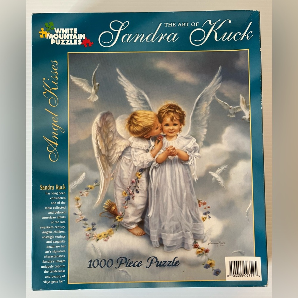 White Mountain “Angel Kisses” 1000 Piece Jigsaw Puzzle